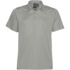 Cool Silver Mens Eclipse Pique Polos